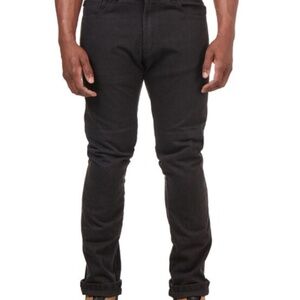 Reax 267 Black Protective Motorcycle Biker Riding Jeans with Knee Pads 30/32 EUC